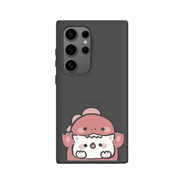 Galaxy S24 Ultra SolidSuit 黑 - fluffystar 毛絨絨星人 - 小恐龍Nini