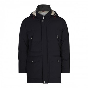 Brunello Cucinelli - Blue Quilted Coats L