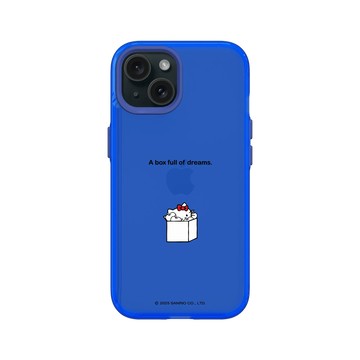 iPhone 15 Clear 激光藍 - 三麗鷗-Hello Kitty - 夢想