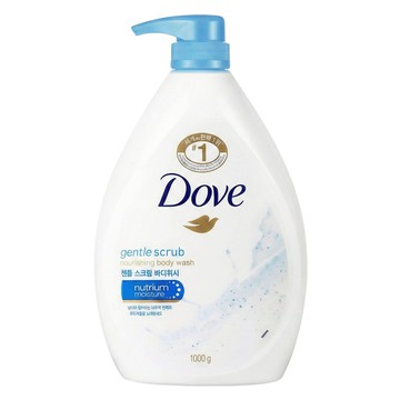 Dove 多芬 溫和去角質滋養柔膚沐浴露  1L  1瓶