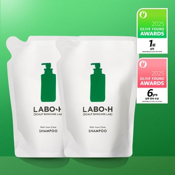 LABO-H Scalp Strengthening Clinic Shampoo Refill Pack 333ml Set (+Refill 333ml) (RENEWAL)
