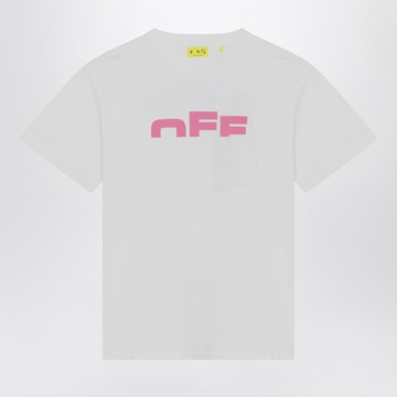 White/pink The Type Logo T-shirt