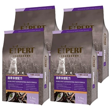 福壽實業 EXPERT 艾思柏 無穀貓食 雙效配方  腸胃保健  1.5kg  4袋