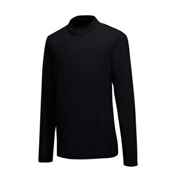 【【蘋果戶外】】山林 52K05 01 黑 男 Polygiene 小立領 抗菌保暖衣 吸濕透氣抑菌消臭 秋冬 Mountneer