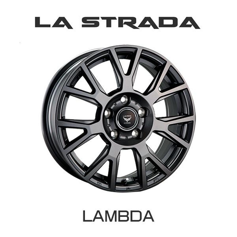 ホイール4本セット』LA STRADA TIRADO LAMBDA 15×6.0J 5H 100 チタン ...