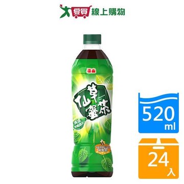 泰山仙草蜜茶520mlx24入/箱【愛買】