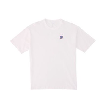 CONVERSE JERSEY BOX LOGO PATCH SS TEE EGRET 男女 短袖上衣 UCJ437-W2Y