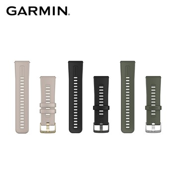 GARMIN Quick Release 24mm 矽膠錶帶