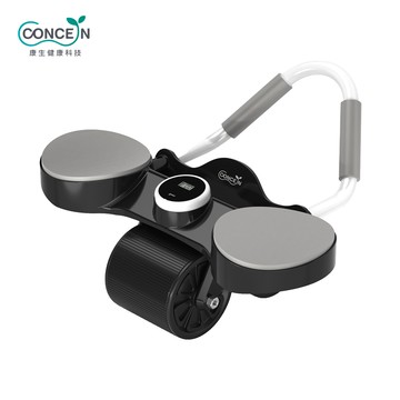 康生自動回彈 計次健腹輪-黑色