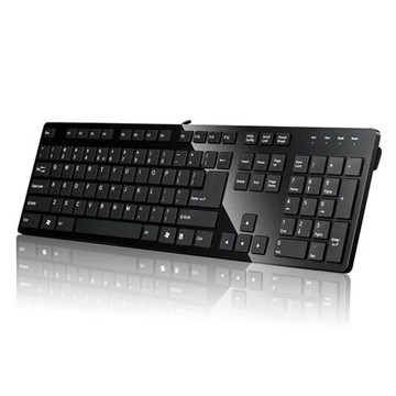 【i-Rocks 艾芮克】K01WN 巧克力超薄鍵盤 (黑)