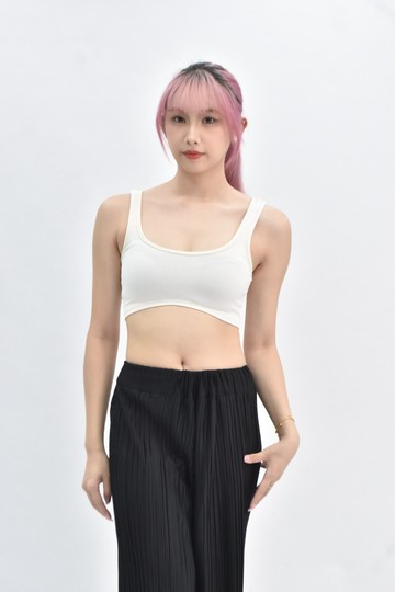 (XS（含）以下) shein 小背心杏色上衣