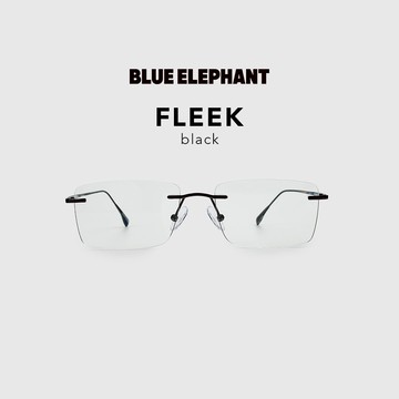 【BLUE ELEPHANT】FLEEK black 抗藍光眼鏡 鏡框 附盒 官方旗艦店