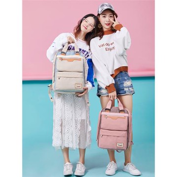 旅行韓版高中女百搭甜甜圈雙肩包