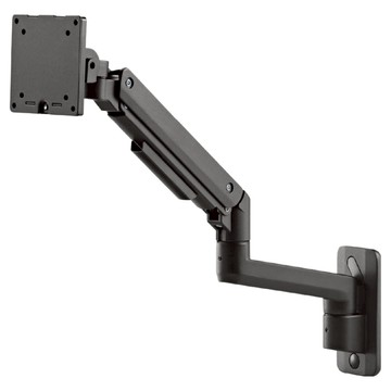 HAPPY TECH 快樂科技 鋁合金壁掛電腦螢幕懸臂支架 WQ99-C01 高承重20kg  黑色  1個