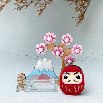 達摩富士山扣針套裝