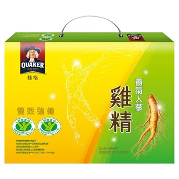 QUAKER 桂格 養氣人蔘雞精禮盒 8罐  544ml  1盒