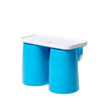 Unique Art｜雙人磁吸式漱口杯Brushing.Know Plus_夏日藍