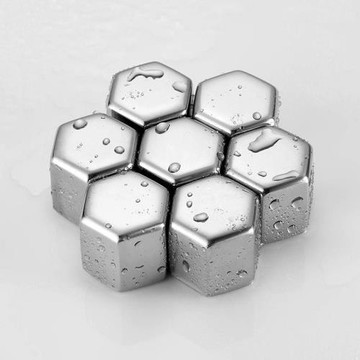 sus304304不銹鋼冰塊  多邊形 冰粒 金屬不溶化可重復利用