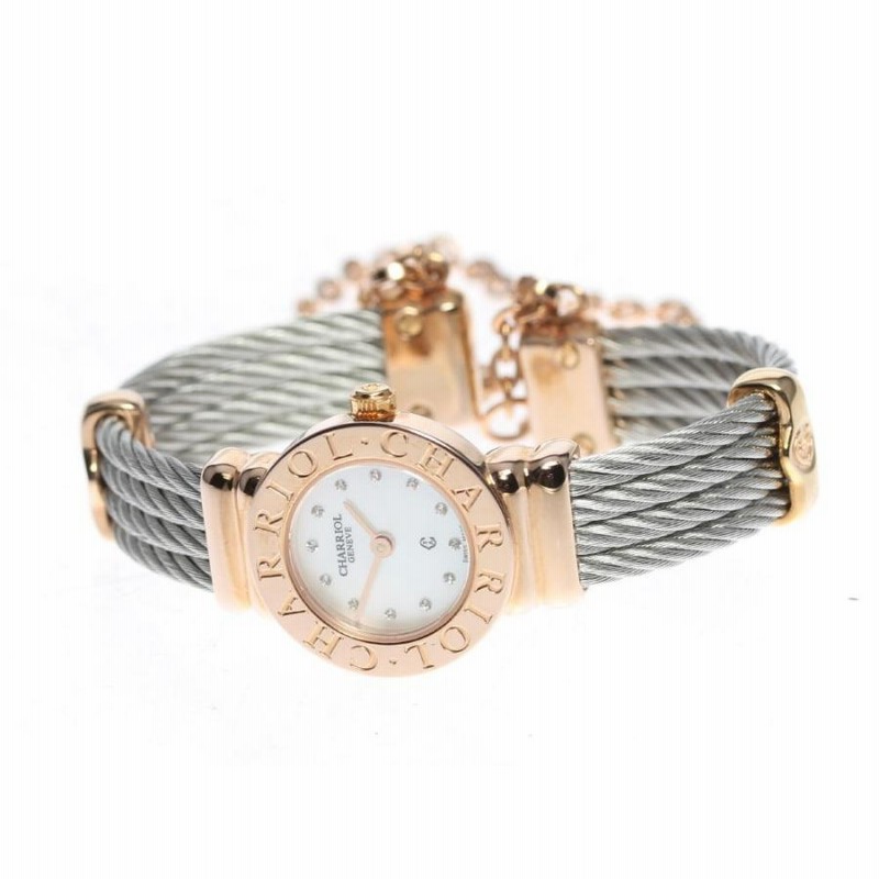 美品・稼動品】シャリオール CHARRIOL サントロペ ダイヤ ST20