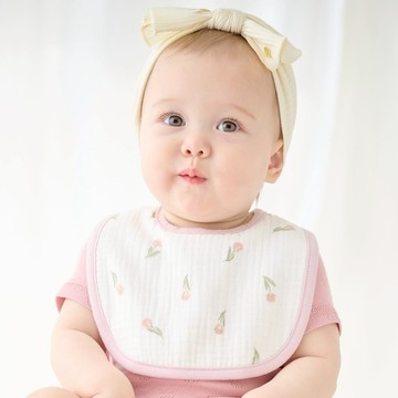 petit main 品牌旗艦店 童裝 紗布口水巾（2入組） 【日本直接出貨】