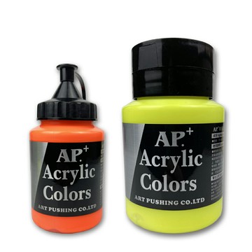 AP. 普思 壓克力顏料 (500ml) (螢光色) (瓶裝)【APP滿額下單10%點數(單一帳號最高5000點)】1/31止