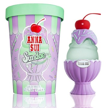 Anna Sui Sundae Violet Vibe 果漾聖代淡香水- 戀愛紫檸 50ml (原廠公司貨)