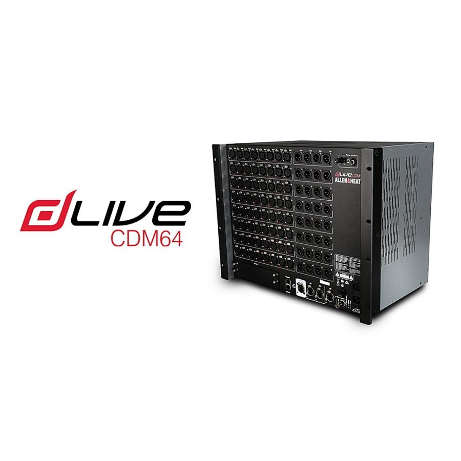 ALLENHEATH（AH） アレン＆ヒース（アレヒ）　dLive C Class　MixRack　CDM64　DLIVE-CDM64 X