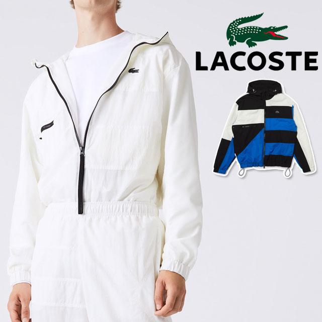 ラコステ LACOSTE ジャケット メンズ アシンメトリーパッチワーク