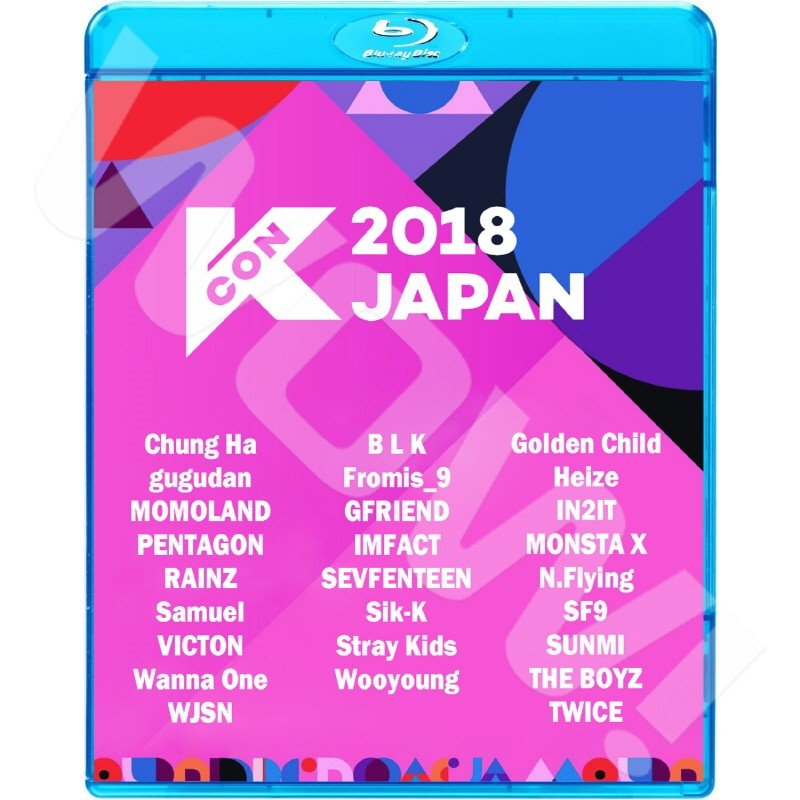 Blu-ray KCON IN JAPAN -2018.04.19- TWICE WANNA ONE MONSTA X SEVENTEEN PENTAGON SF9 WJSN STRAY KIDS 他 KPOP ブルーレイ