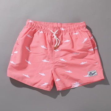 沙灘褲男海邊速干三分褲帶內襯舒適輕薄夏季短褲寬松沙灘度假泳褲