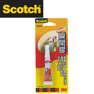 3M   6886   Scotch  超強快乾瞬間膠-2g / 支【APP滿額下單4%點數(單一帳號最高1000點)】7/31止
