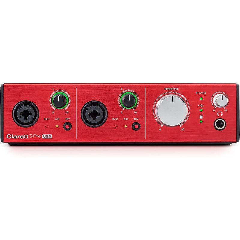 Focusrite フォーカスライト オーディオインターフェイス 10イン 4アウト CLARETT Pre USB 国内正規品