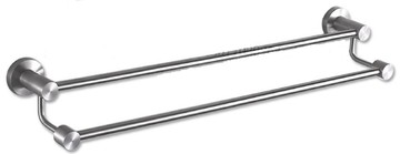 奧汀不鏽鋼304 拉絲紋雙層毛巾架80cm/CZ-30406
