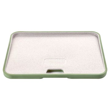 GHIDINI Vera 小麥稈磨泥砧板 帶食物固定邊緣  綠色 + 白色  34 x 28 x 1.8cm  1個