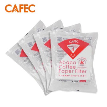 日本三洋 V形漂白麻纖102濾紙(1-4人)400枚入