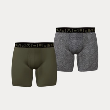 UA 男 Ess Tech 6吋四角褲(2入) 限時特惠