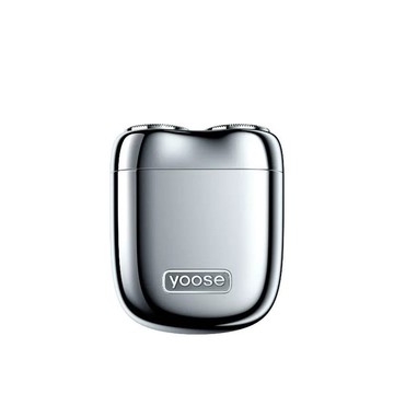 yoose 有色｜MINI 2.0 全合金隨身電動刮鬍刀 電鍍銀