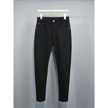 萊賽爾四面彈九分牛仔褲男士新款韓版潮流黑色休閑百搭修身小腳褲