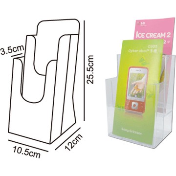 【W.I.P】壓克力 多功能雙層目錄架 T1195 (10入) 展示架/陳列架/會場展覽/DM目錄架/陳列架/展示架【APP滿額下單10%點數(單一帳號最高5000點)】1/31止