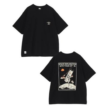 CHUMS Space Booby Spaceship Pocket T-Shirt 男 短袖上衣 黑色 CH012701K001