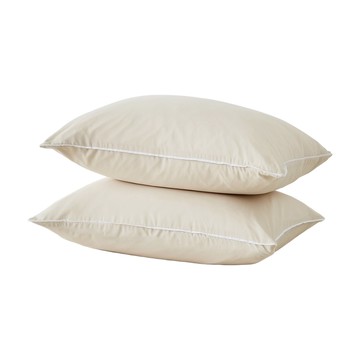 La Pomme 諾爾維克基本款枕頭套  70 x 50cm  香草奶油色  2個