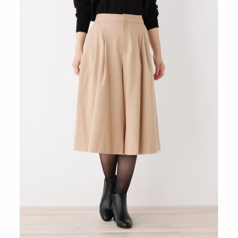 ハッシュアッシュ 起毛ガウチョパンツ レディース サンドベージュ 03 L Hushush 通販 Lineポイント最大1 0 Get Lineショッピング