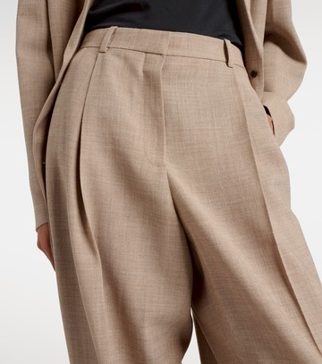 The Row Tor virgin wool wide-leg pants