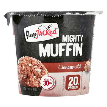 FlapJacked, Mighty Muffin，肉桂卷味，1.94 盎司（55 克）