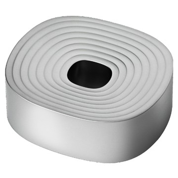 blak 經典水波紋刮鬍刀底座 ABS塑膠 矽膠 鋅合金  1個