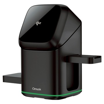 amuok 艾默克 萬能三合一磁吸無線充電站  1個  黑色