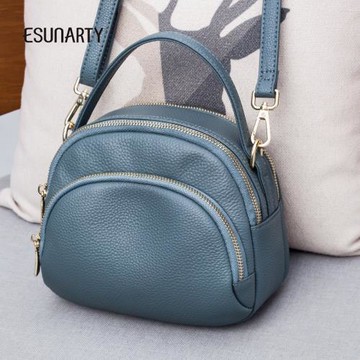 2025年新款精致小包包百搭真皮多層迷你手提包女士時尚單肩斜挎包