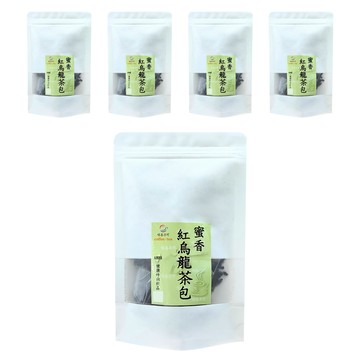 啡茶不可 蜜香紅烏龍茶包 茶湯濃醇甘甜 上班族健康無糖茶飲  3.5g  20包  5袋