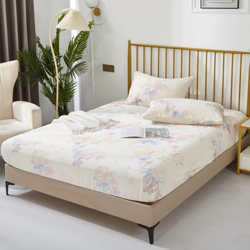 A-ONE 極柔冰絲涼感床包 + 枕套  單人加大  靜謐夢語