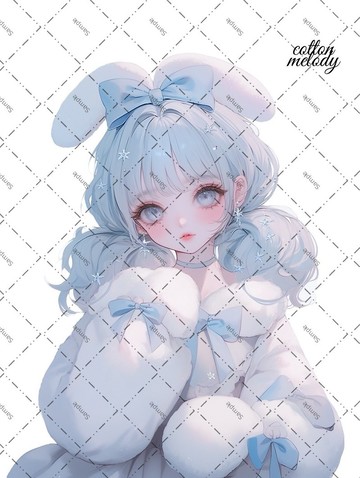 original sticker no.1932 人物貼紙 原創貼紙 原創人物貼紙 裝飾貼紙 cotton melody